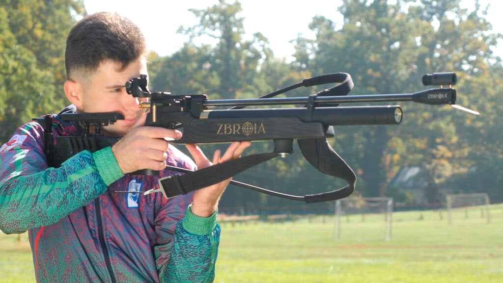 air rifle zbroia biathlon 550/200 black
