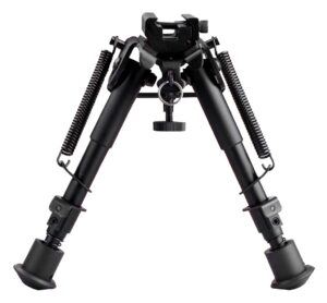 Buvele Bipod for sling swivel stud (height 15.2 – 22.9 cm) with Weaver/Picatinny adapter